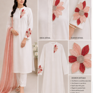 Elegant 3pc Lawn Suit