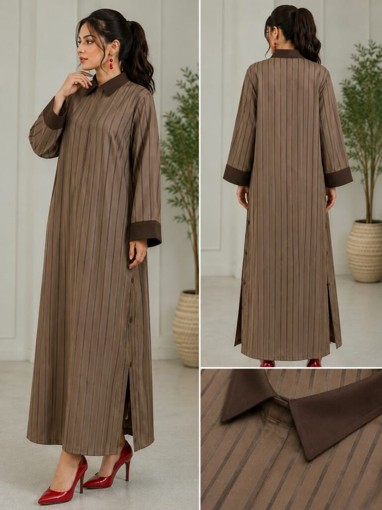 Royal thick Georgette kaftan